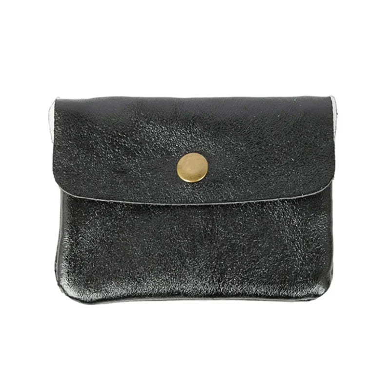 Maison Fanli Coin Purse Metallic Black