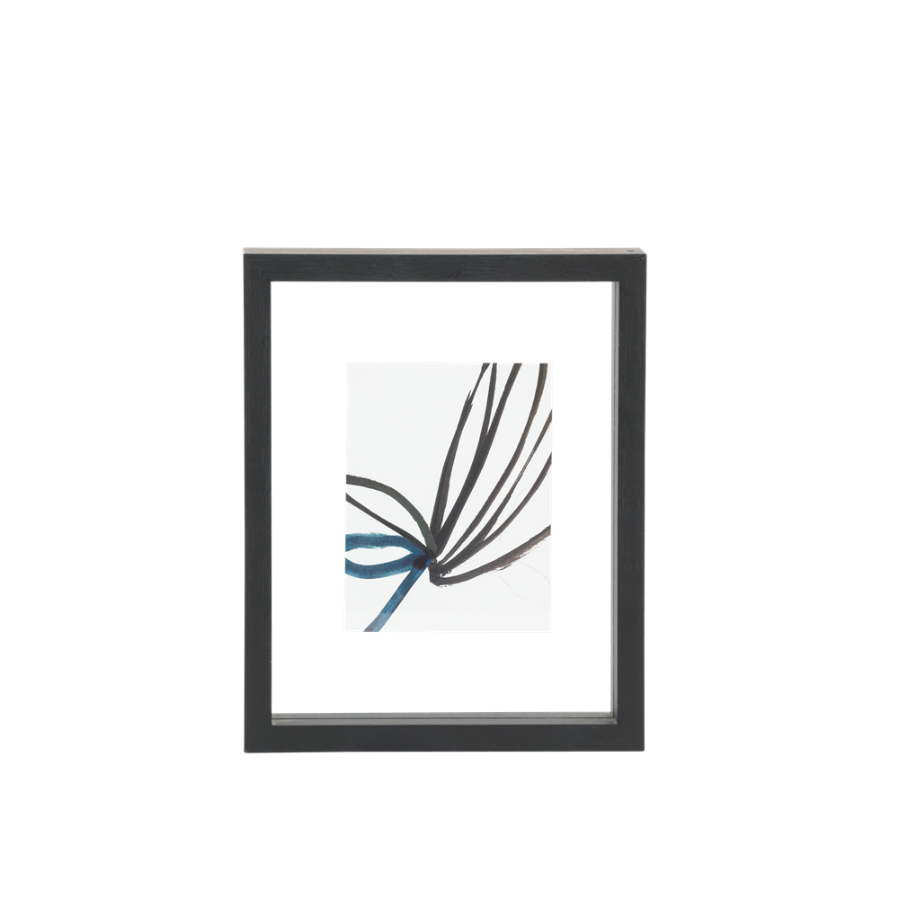 UNC Photo Frame Floating Minimalism Black Small