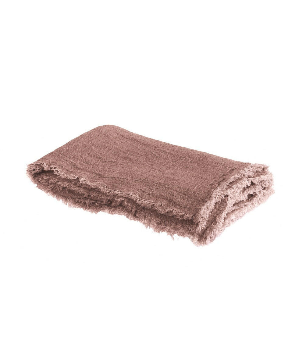 Maison de Vacances Washed Linen Crepon Throw Vice Versa