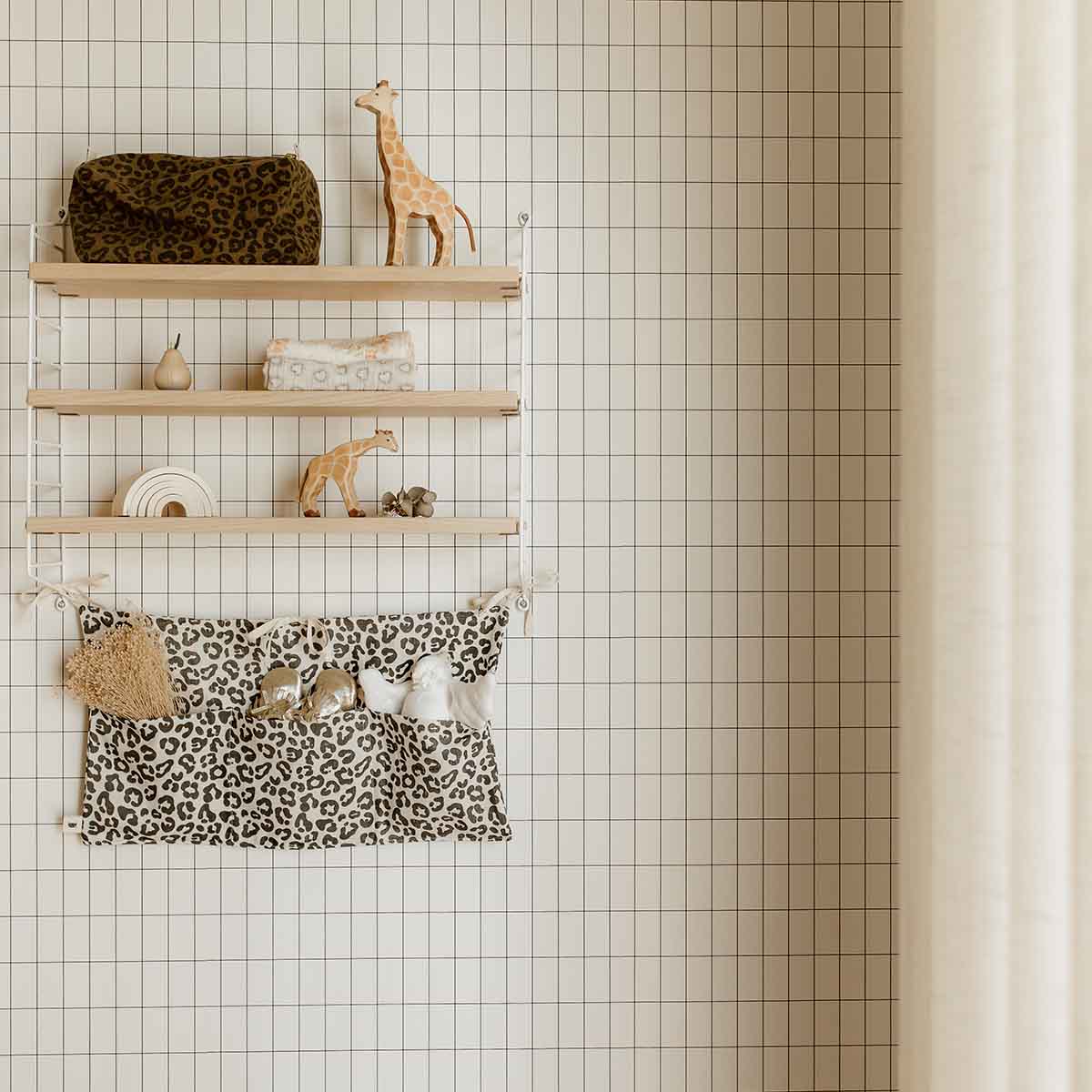 Leopard TOILETRY BAG OLIVE