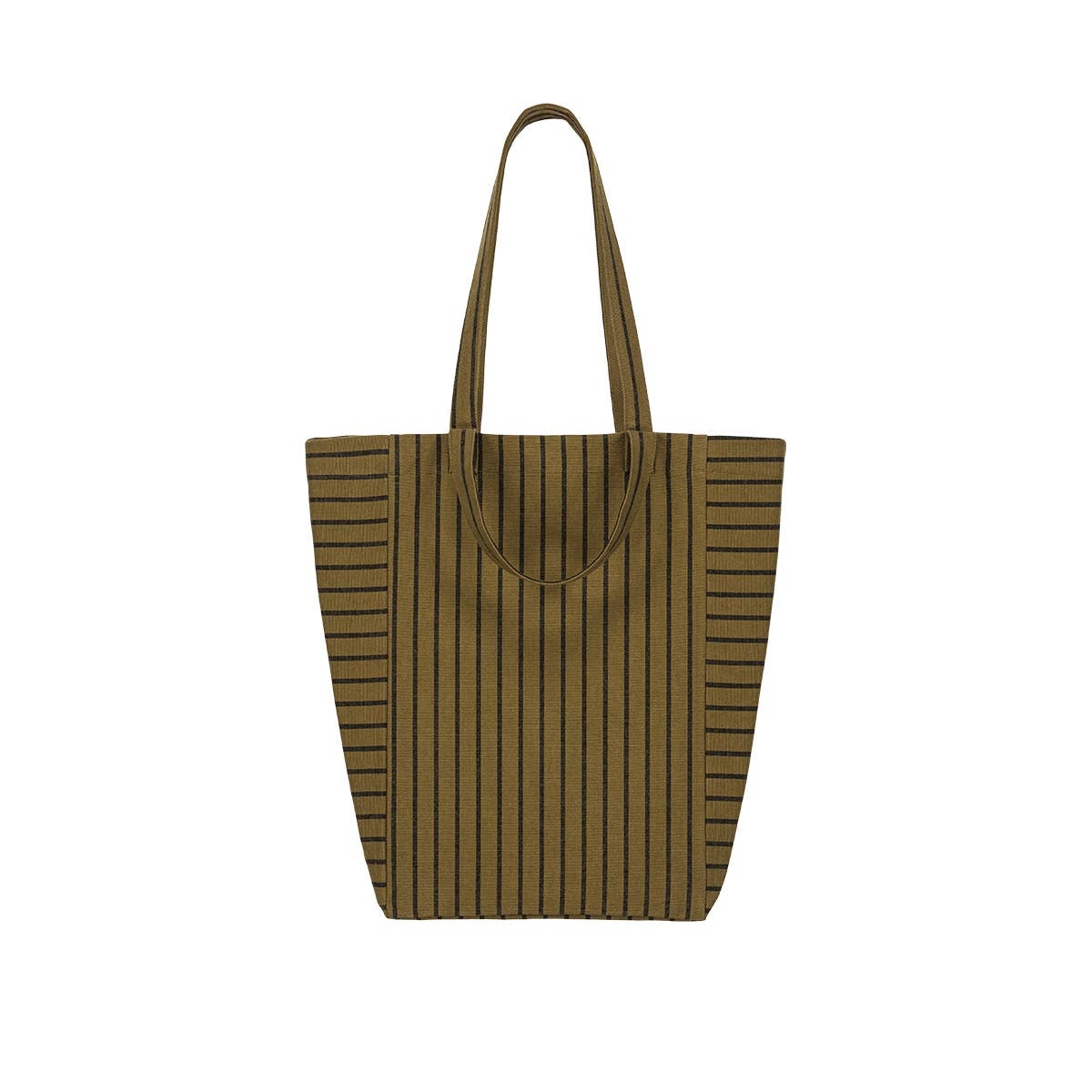 Tote Bag Tennis Stripes Black/Olive