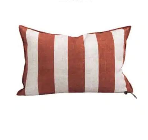 Maison de Vacances Cushion Bayadère Canvas Indoor and Outdoor
