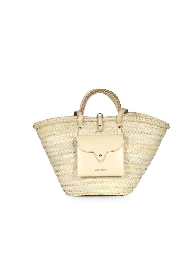 Craie Studio Panier Monday Basket Vanilla/Mocha