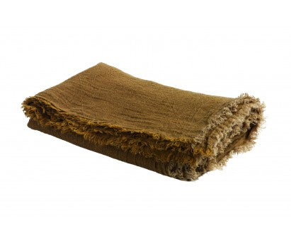 Maison de Vacances Washed Linen Crepon Throw Vice Versa