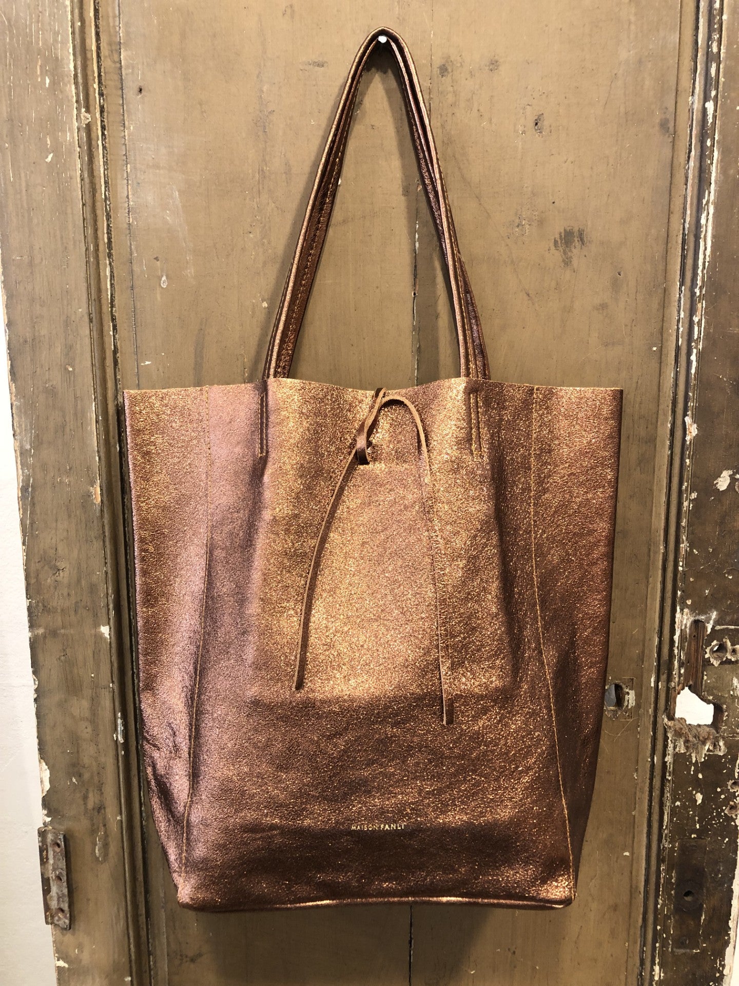 Large Tote METALLIC BRONZE
