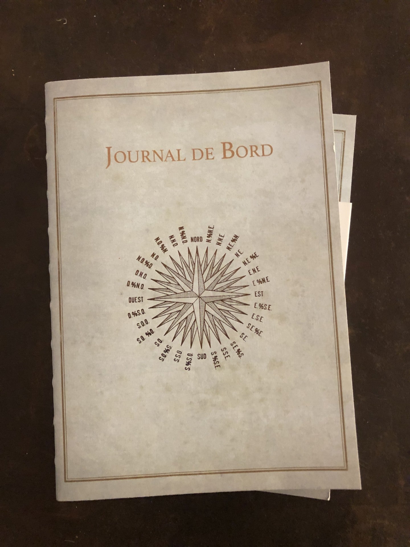 Journal de Bord notebook