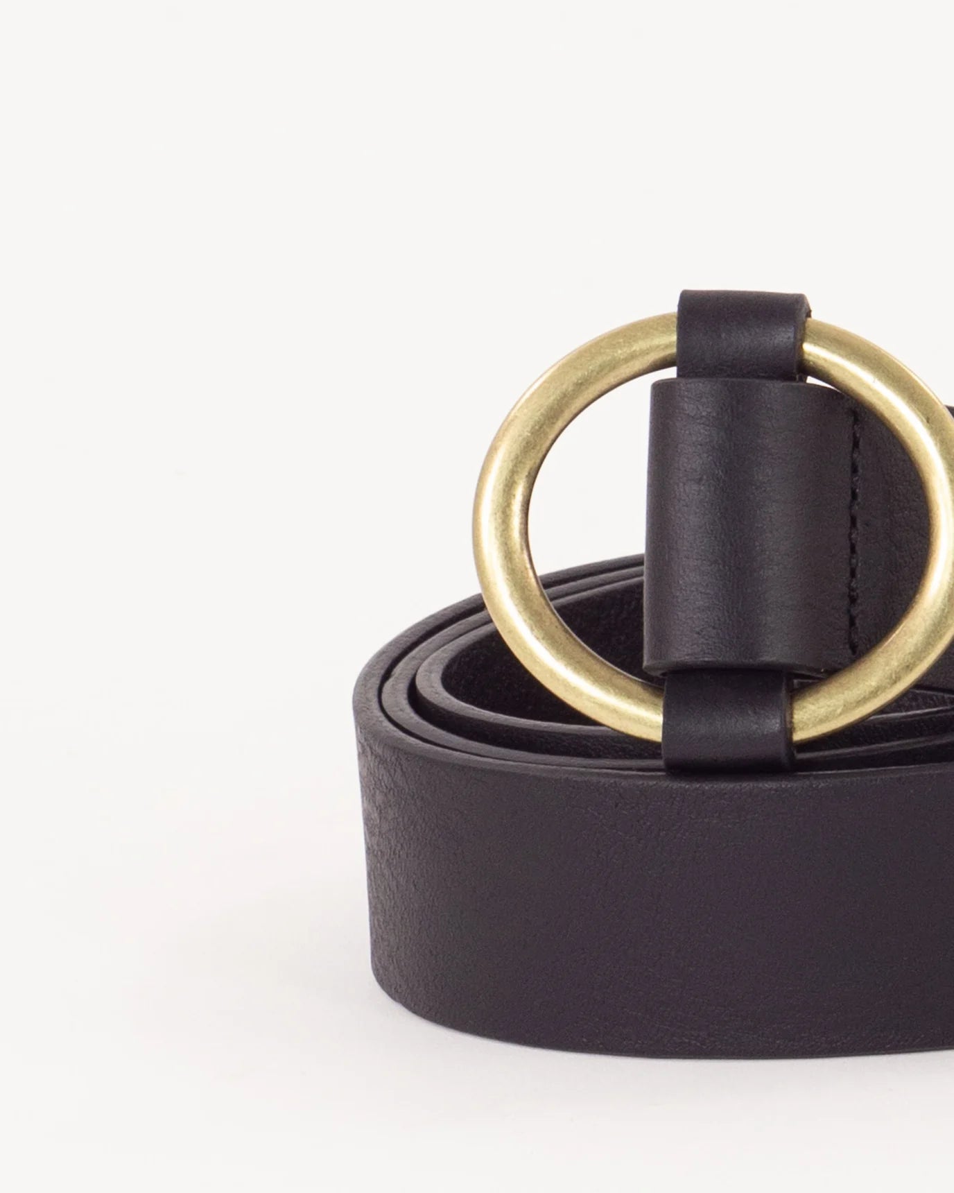 Sessun Tisao Belt Black Leather