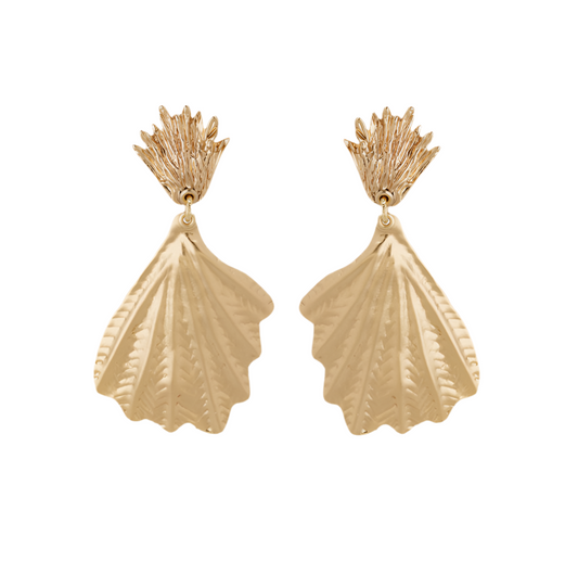 Gas Bijoux Earrings Shellona Large
