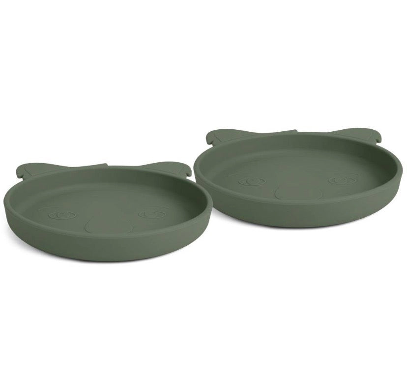 Akila Silicone Plate (s/2) Dusty Green