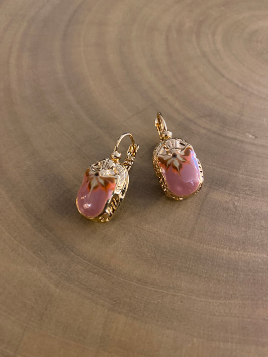 Gas Bijoux Scaramouche Enameled Earrings
