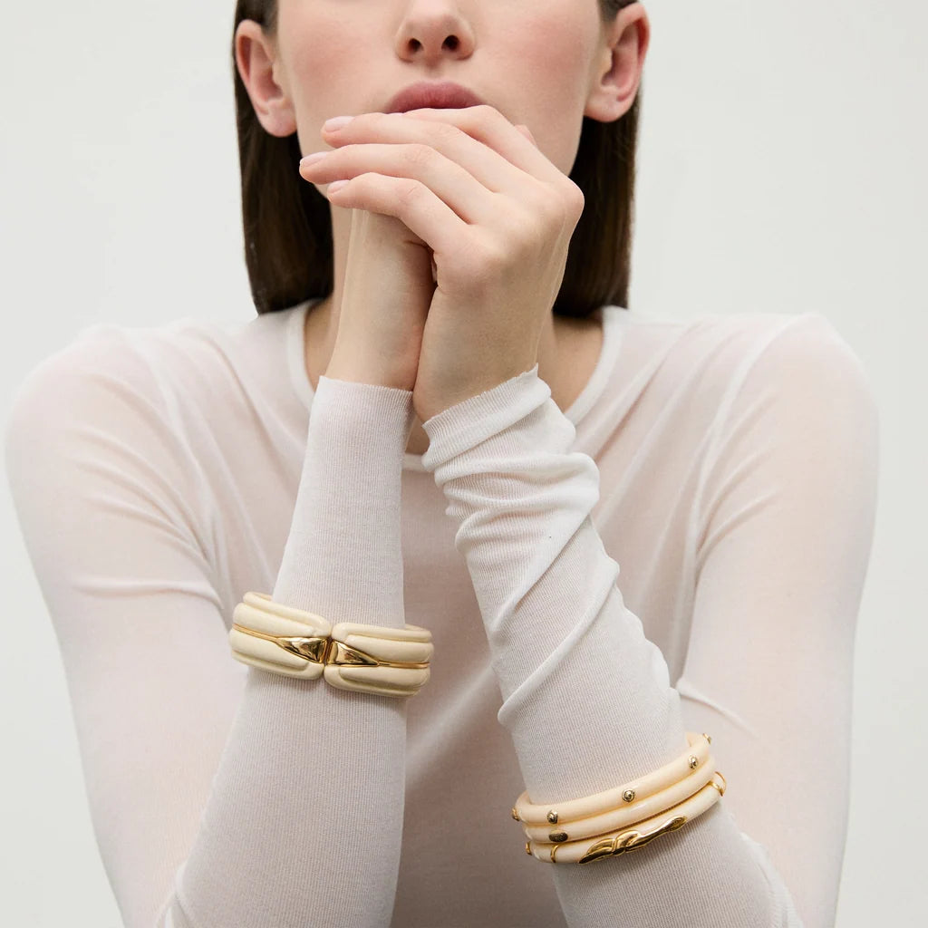 Gas Bijoux Ecume Bracelet Ivory