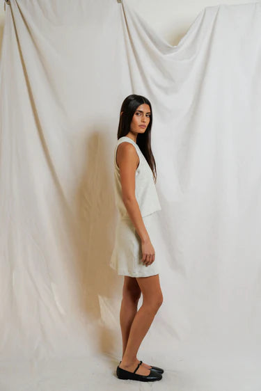 PWT Esther Loop Terry Tank Oatmeal