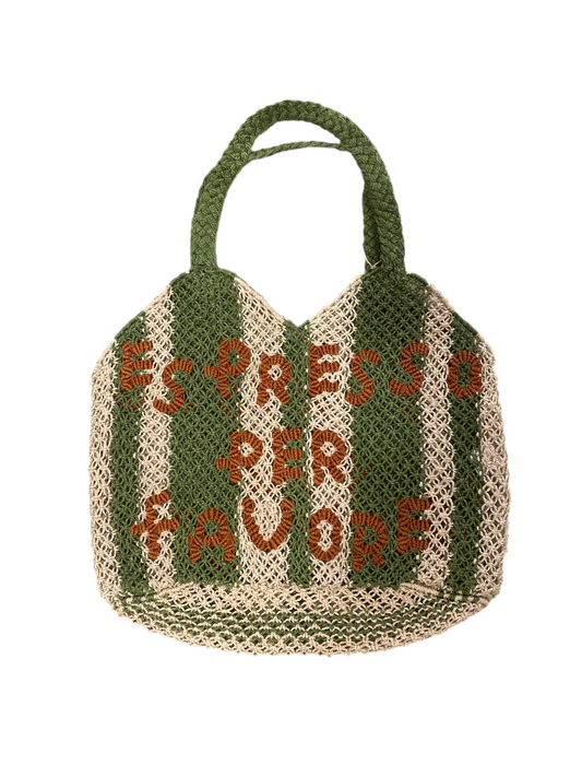 The Jackson’s Espresso Per Favore Jute Bag