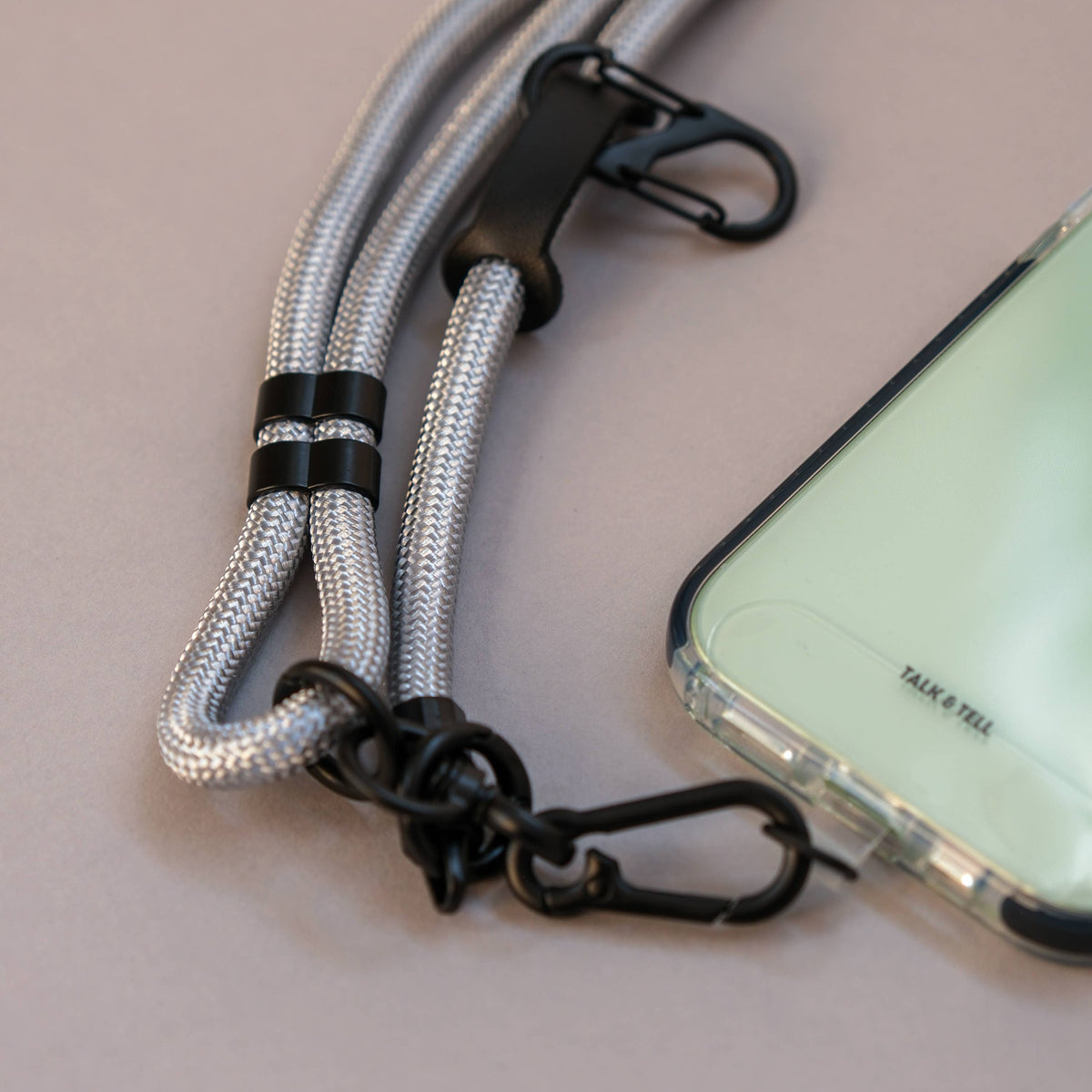 Silver Phone Strap