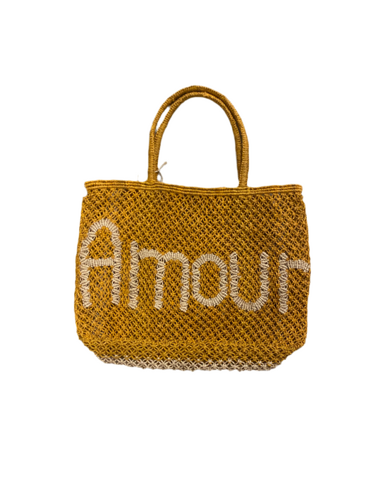 The Jackson’s Amour Honey/Natural Jute tote Bag