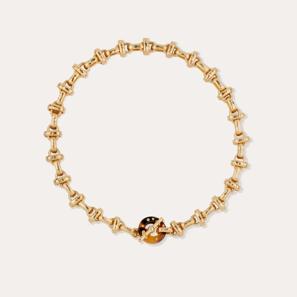 Gas Bijoux Adrian Necklace Gold/Tortoise