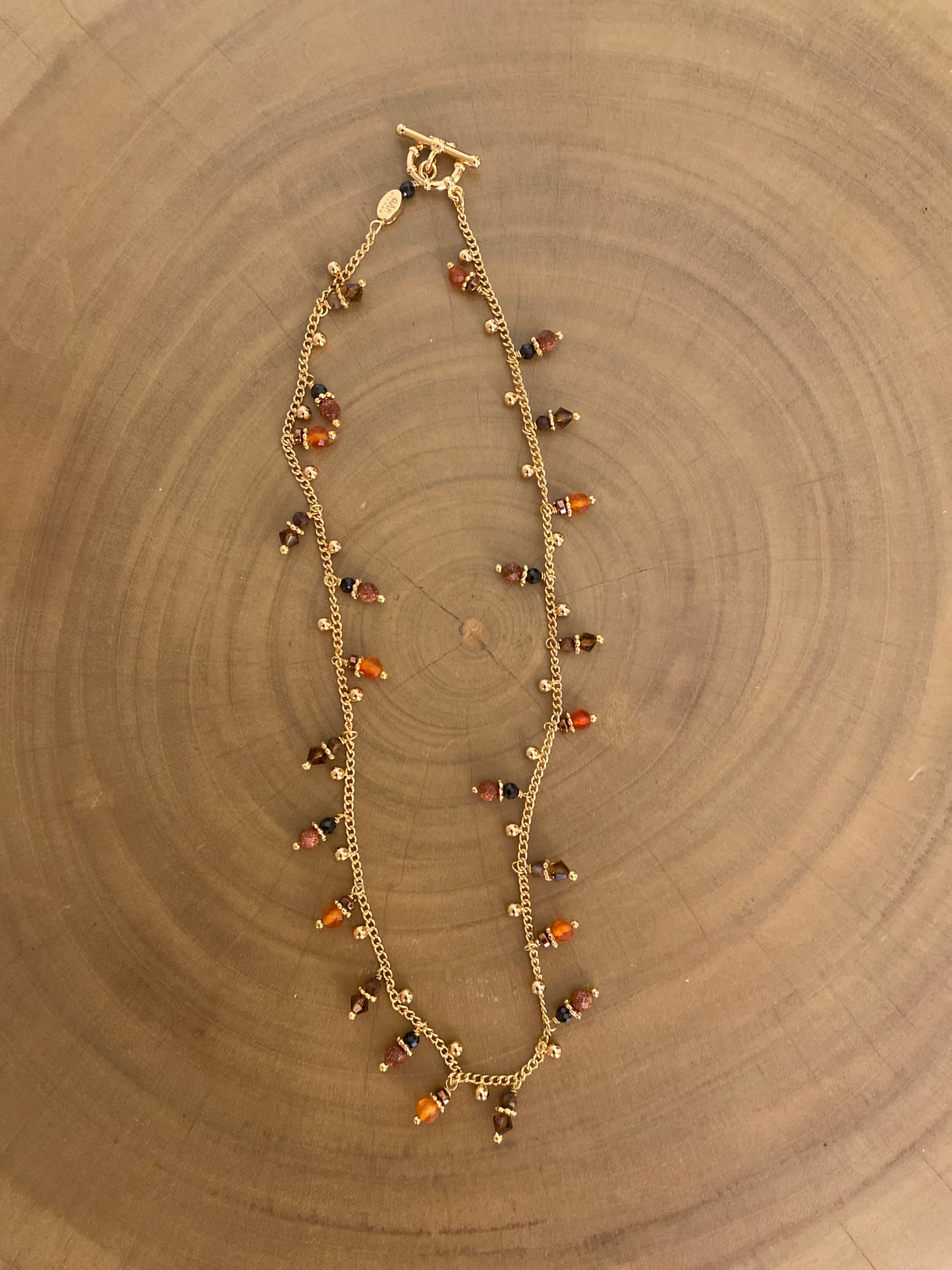 Gas Bijoux Necklace Tangerine Amber