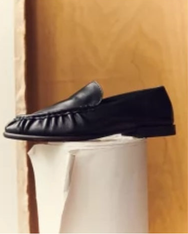 Sessun Ayano Loafers Black Leather