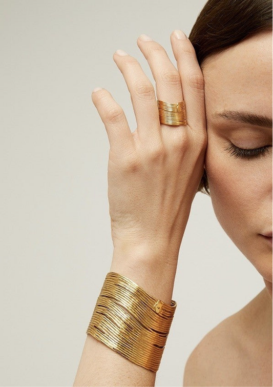 Gas Bijoux Bracelet Wave Gold