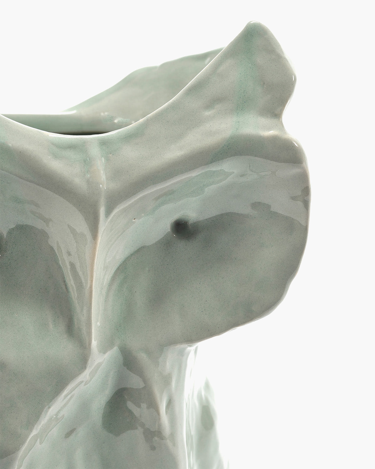 Owl Vase Large Light Blue by Marni