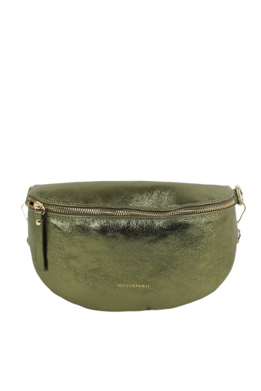 MAISON FANLI Bum Bag METALLIC KHAKI