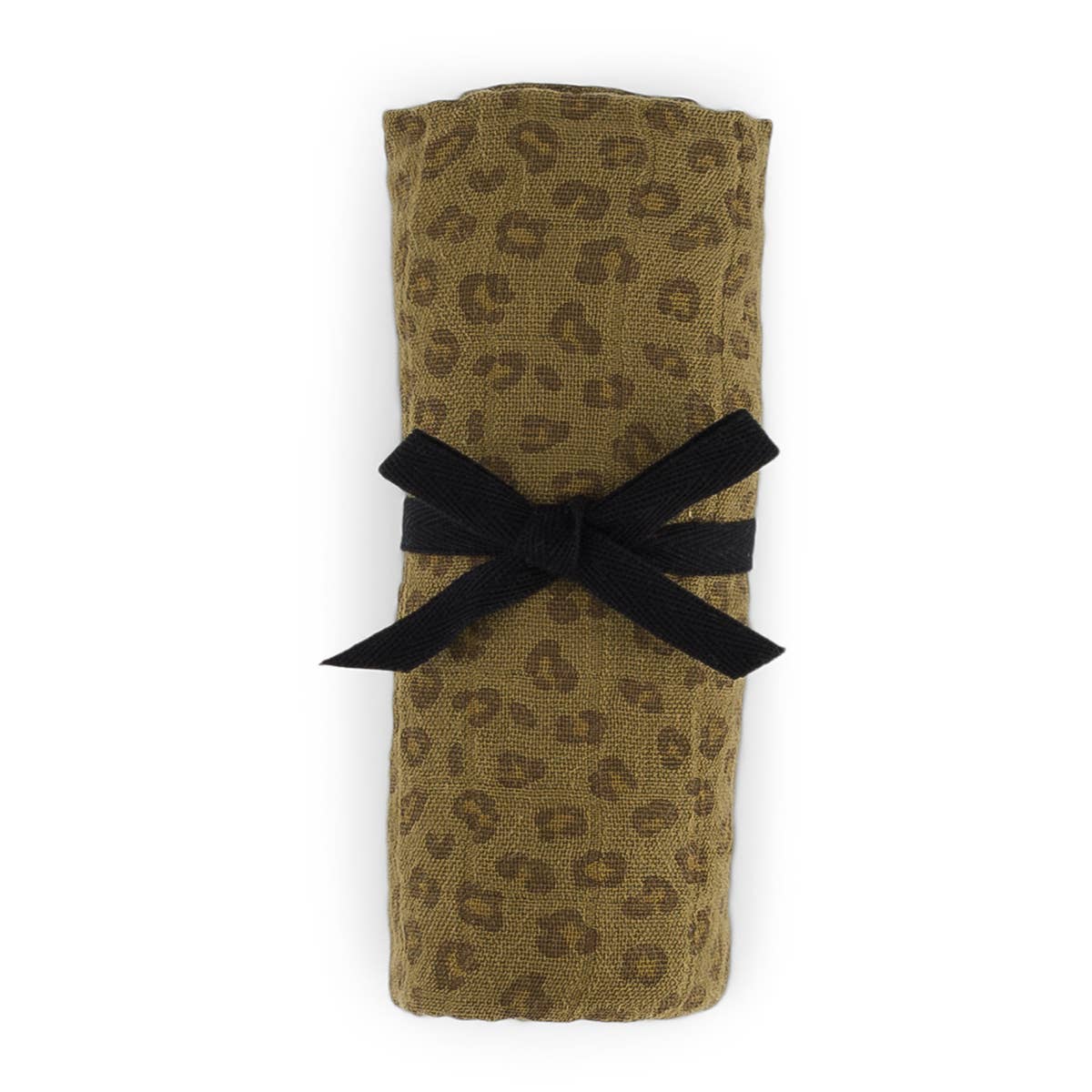 Small Scarf Mini Leopard Olive 70x70