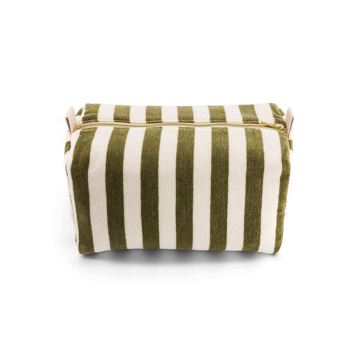 Toiletry Bag Terry Khaki Stripes