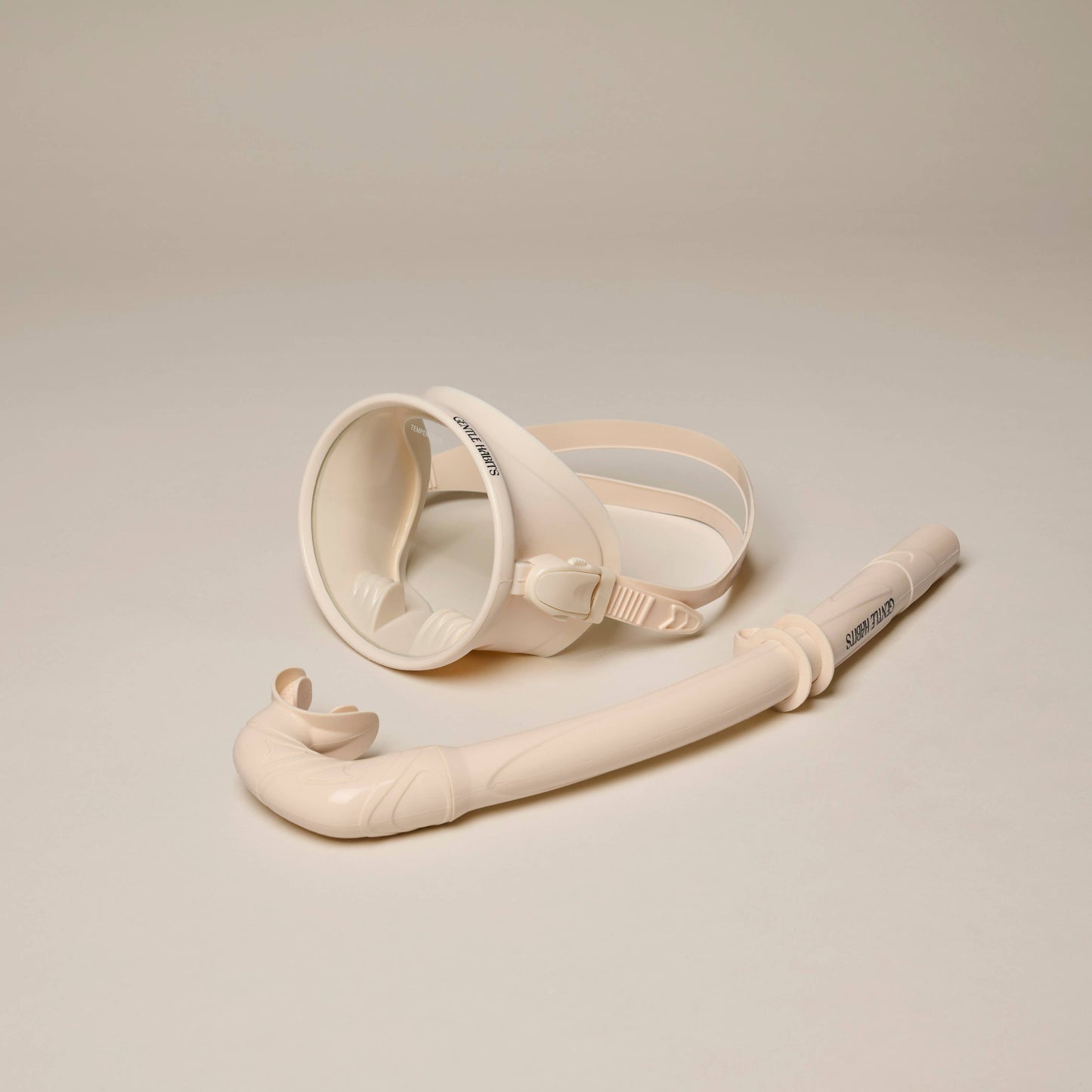Dive Mask and Snorkel Set- CREAM