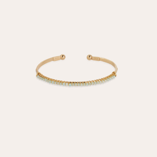 Gas Bijoux Lyre Bracelet Blue Calcite