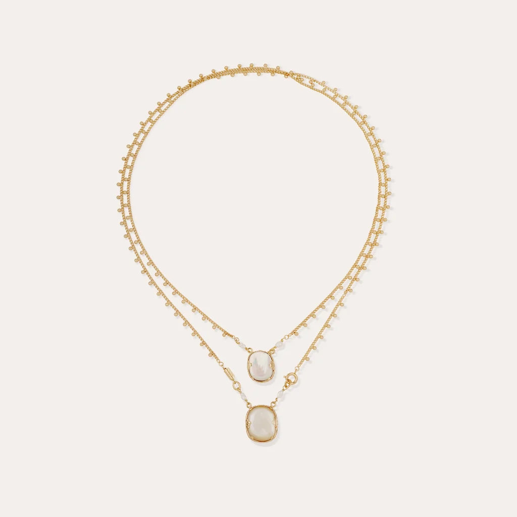 Gas Bijoux Necklace Scapular Oval
