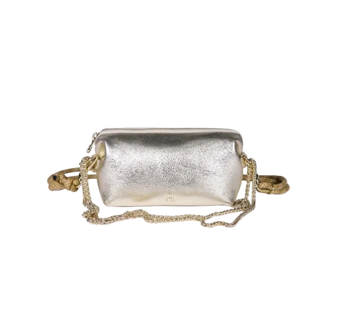 Craie Studio Nuage Handbag Leather Gold