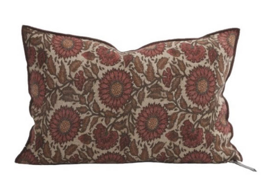 Maison de Vacances Cushion Wabi Sabi Linen Sunflowers