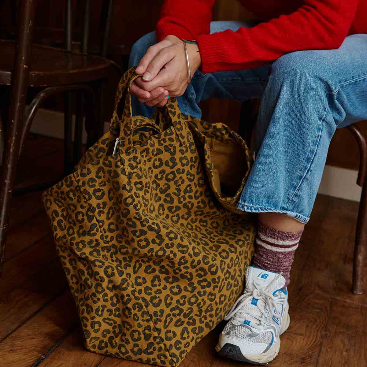 Leopard TOTE BAG CARAMEL