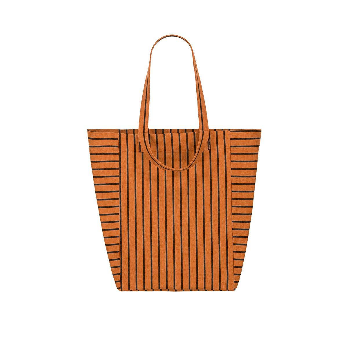 Tote Bag Tennis Stripes Ginger/Black