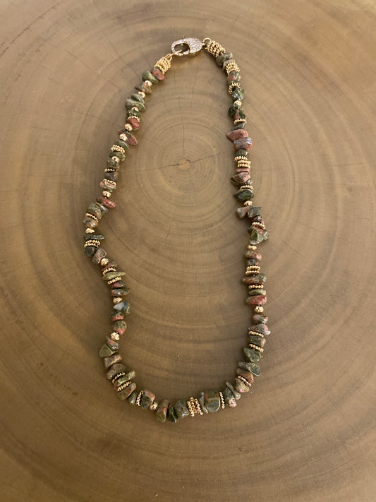 Gas Bijoux Necklace Aloha Khaki