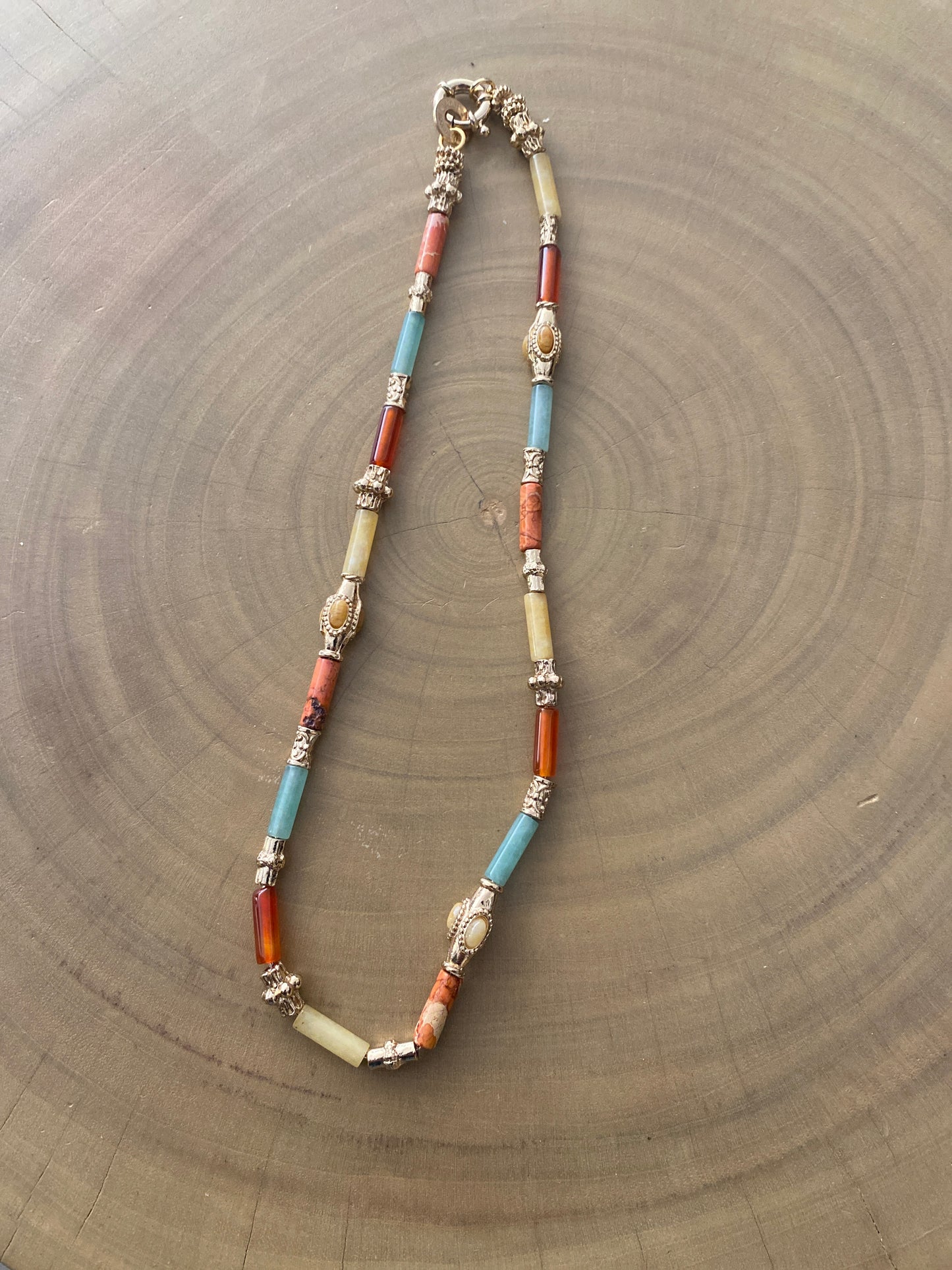 Gas Bijoux Necklace Kali Bis Yellow/Green/Orange
