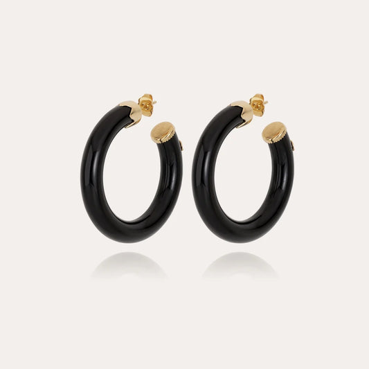 Gas Bijoux Earrings Caftan Black