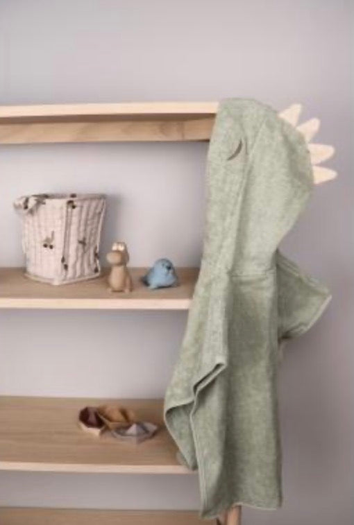 Adelin Poncho Dino Sage Green