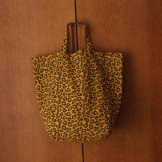 Tote Bag Leopard Caramel