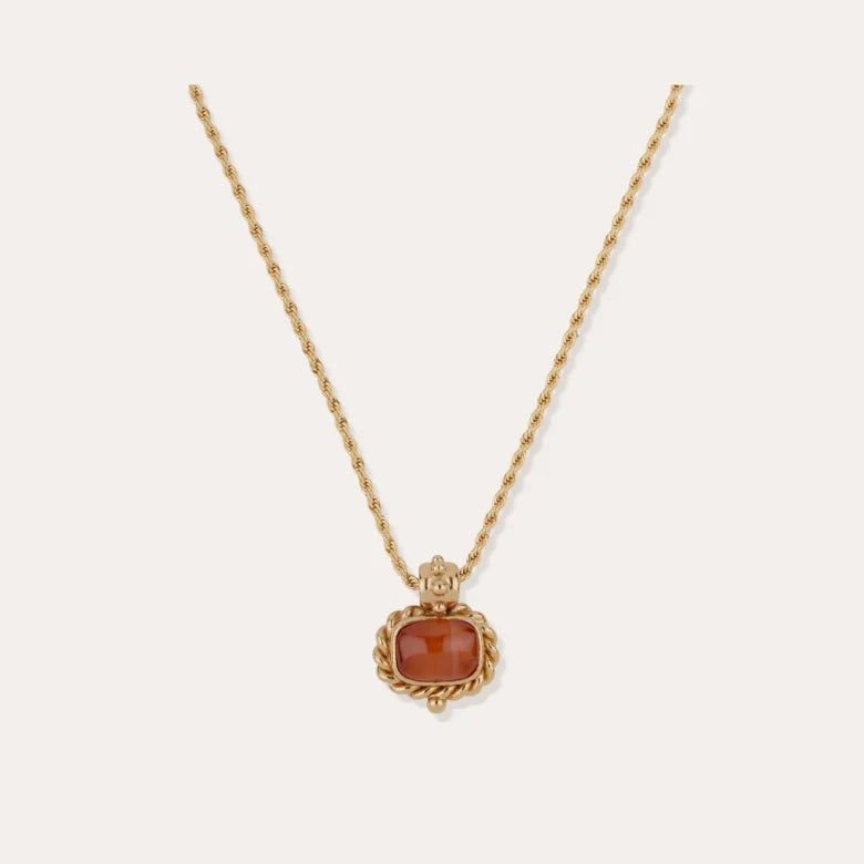 Gas Bijoux Necklace Amarante Carnelian