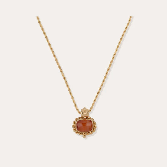 Gas Bijoux Necklace Amarante Carnelian