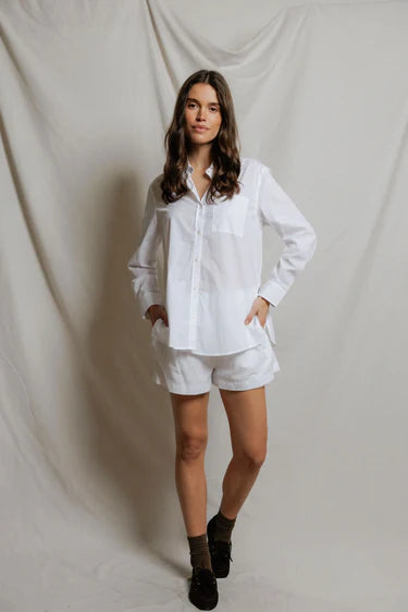 PWT Avalon Cotton Poplin Shirt White