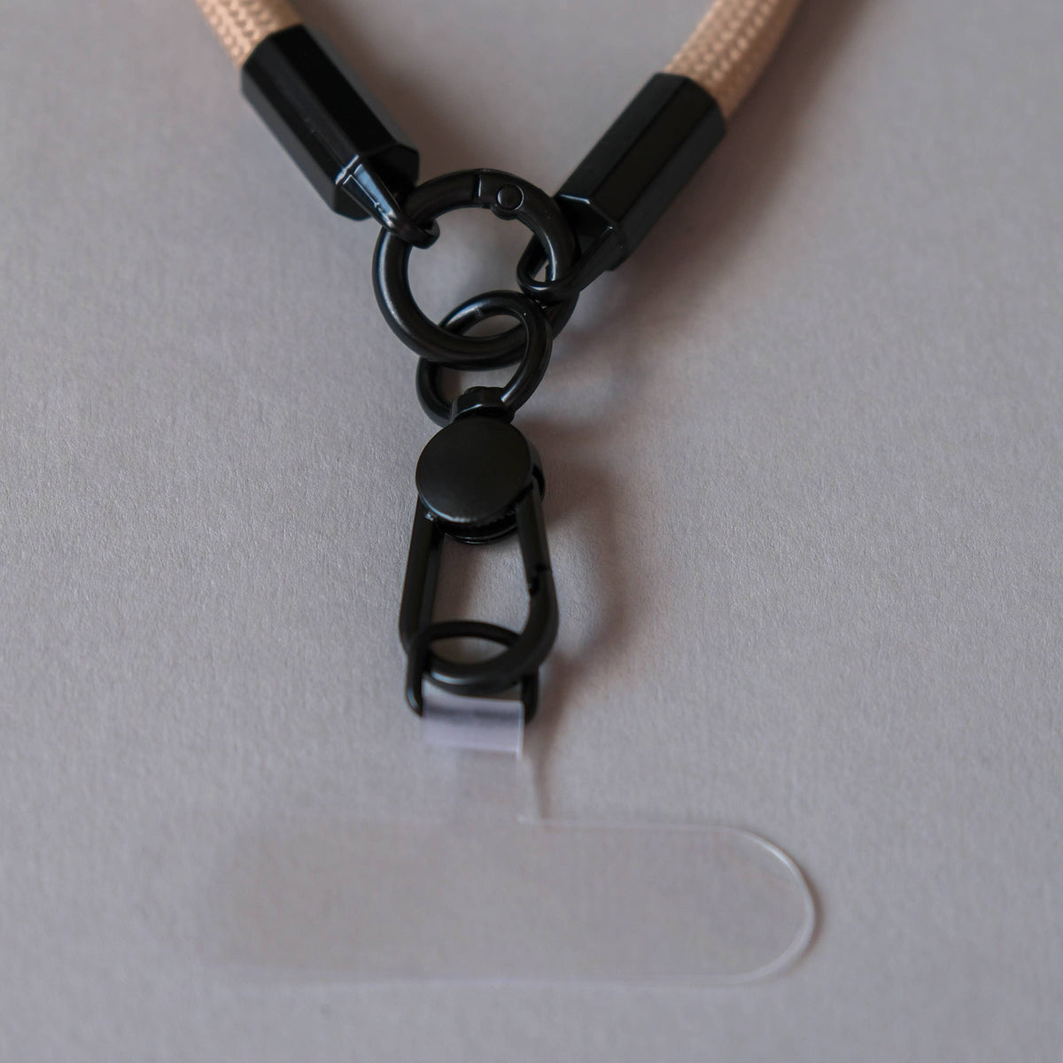 Natural Beige Wrist Phone Strap