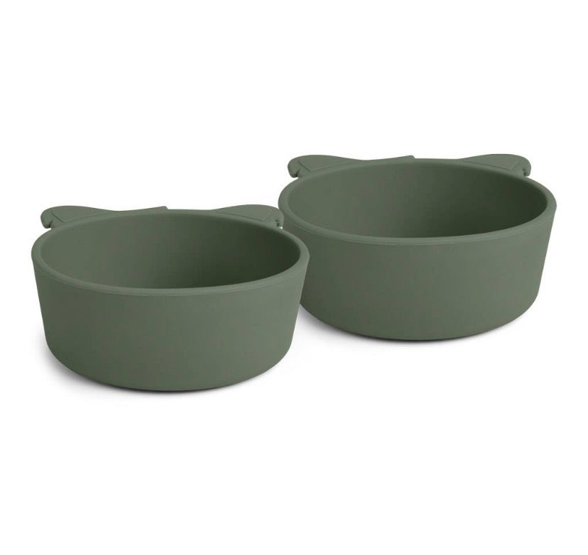 Alex Silicone Deep Bowl  (s/2) Dusty Green