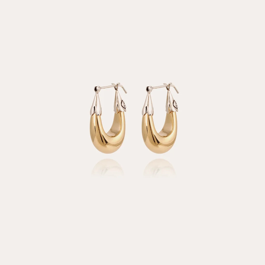 Gas Bijoux Earrings Ecume Small Gold/Silver