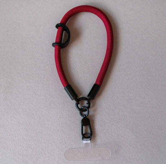 Burgundy Wrist Phone Strap