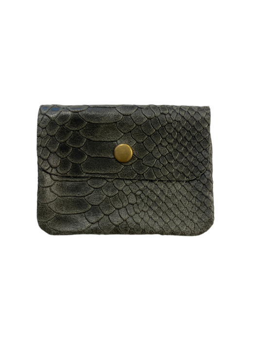 Coin Purse Python Khaki