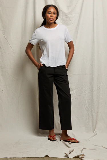 PWT Sofia Short Sleeve Crew Neck Tee White