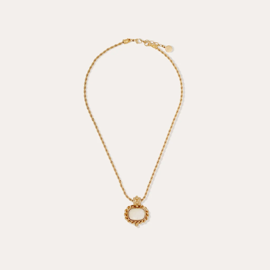 Gas Bijoux Necklace Amarante Mother of Pearl