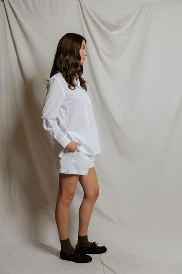 PWT Avalon Cotton Poplin Shirt White